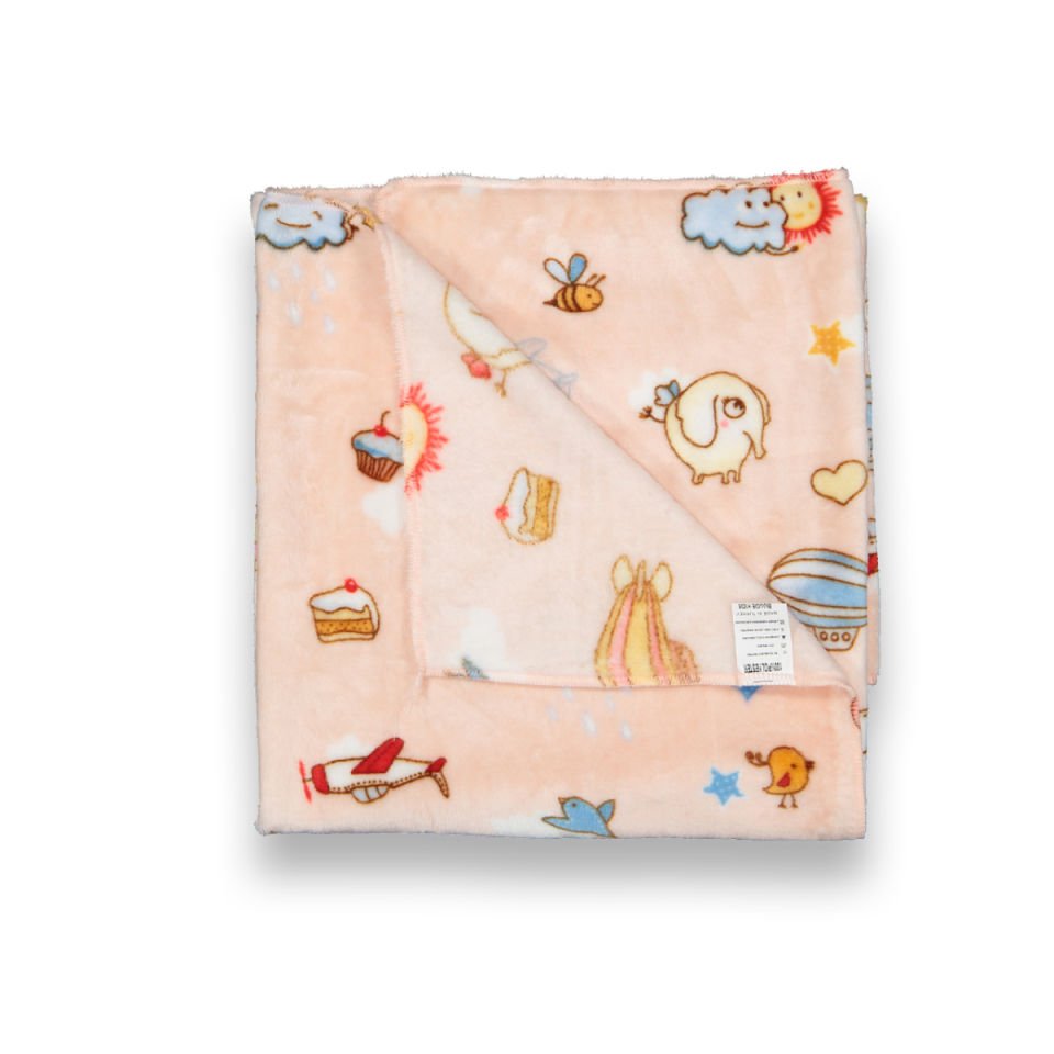 BUUDE UNISEX 90*100 CM DESENLİ PELUŞ BATTANİYE