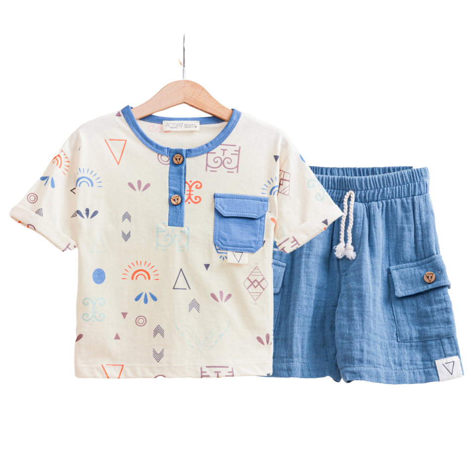 BABY COOL ERKEK 2-3-4-5 YAŞ TSHIRT ŞORT TAKIM