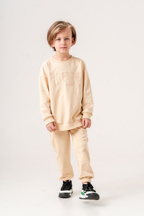 Gold Class Erkek Çocuk 2'li Sweatshirt ve Pantolon Takımı