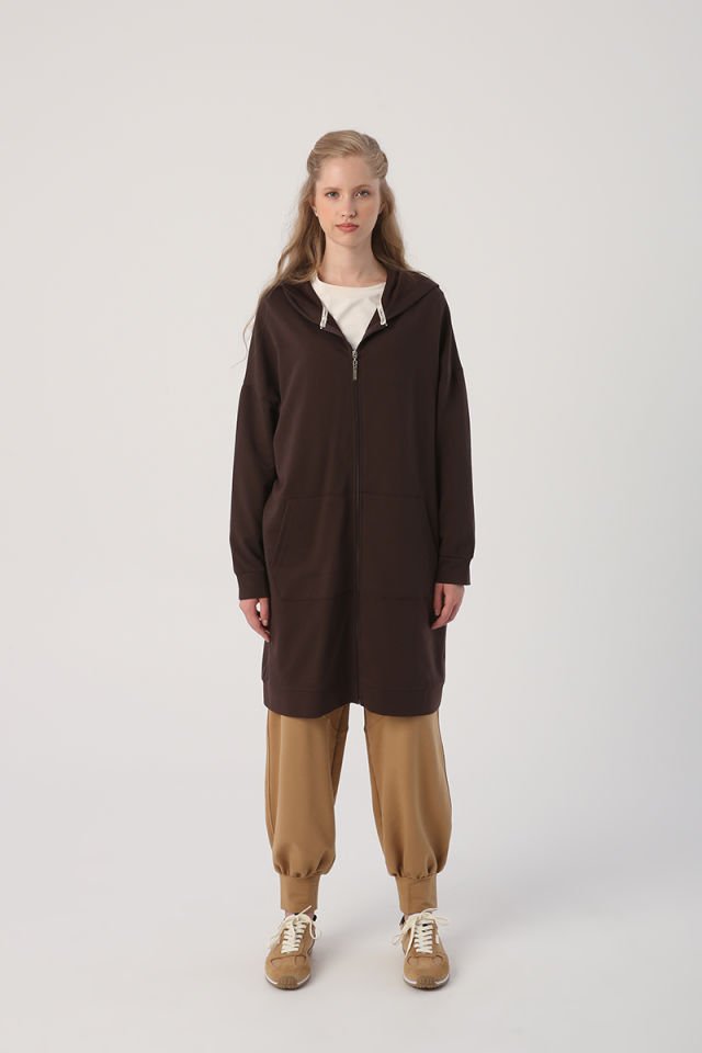 Fermuarlı Sweat Hırka