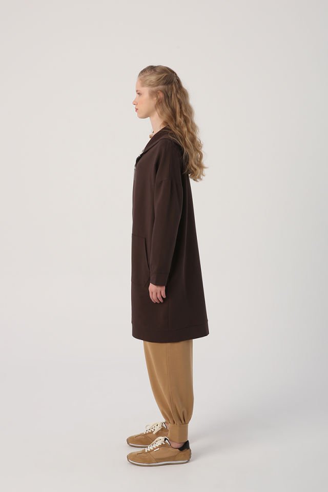 Fermuarlı Sweat Hırka