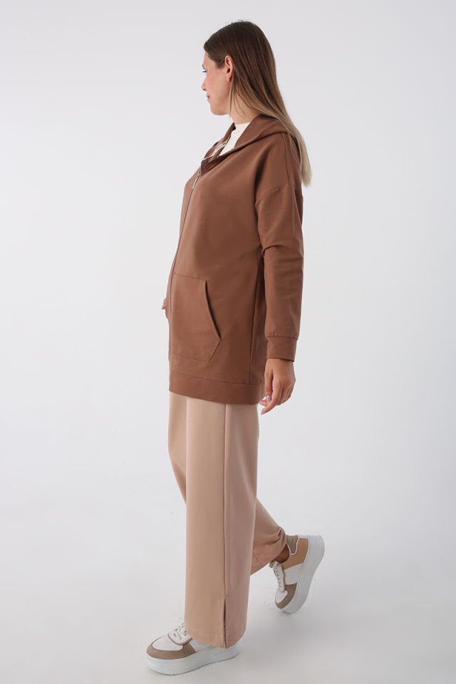 Fermuarlı Sweat Hırka