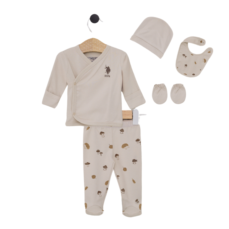 US POLO ERKEK 0-3 AY 5Lİ ZIBIN SET