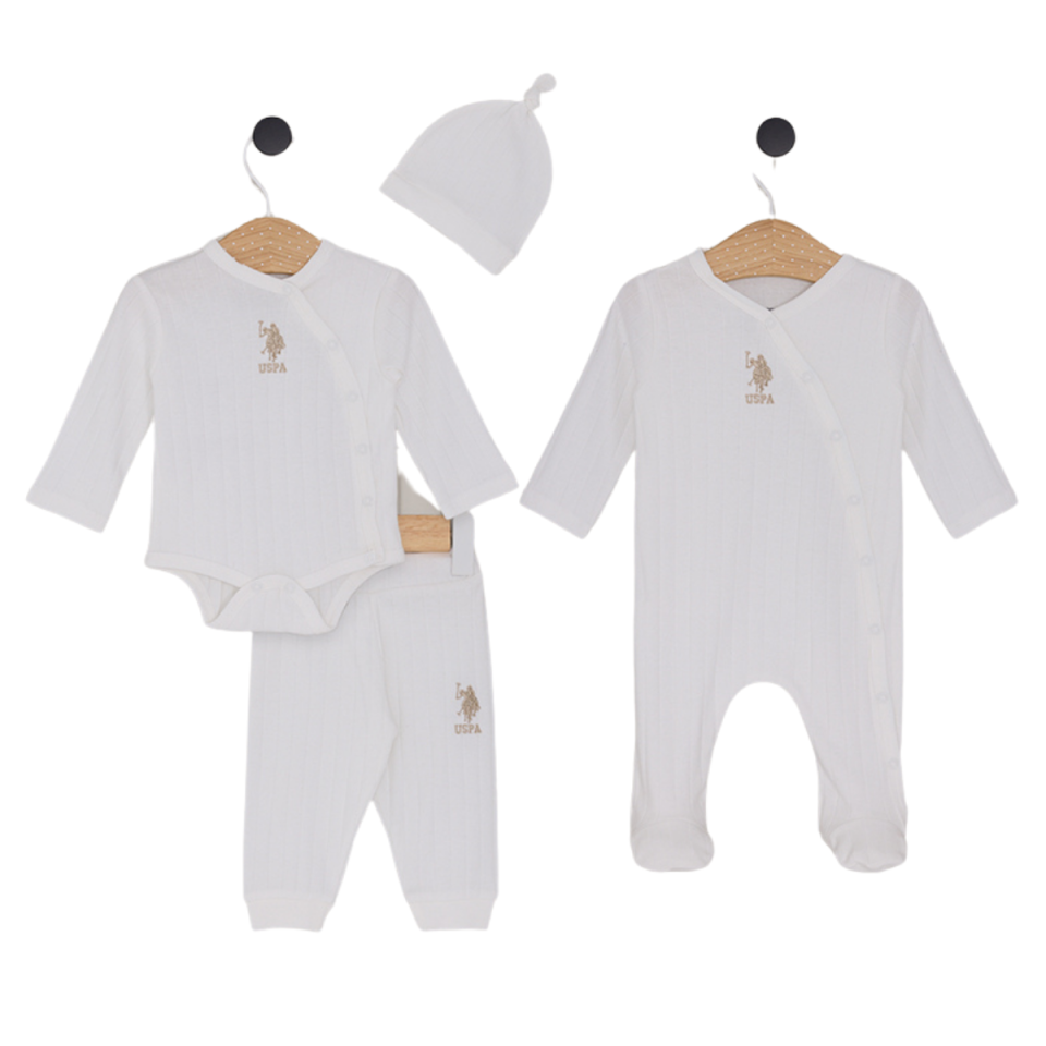 US POLO ERKEK 0-3 AY 4LÜ ZIBIN SET