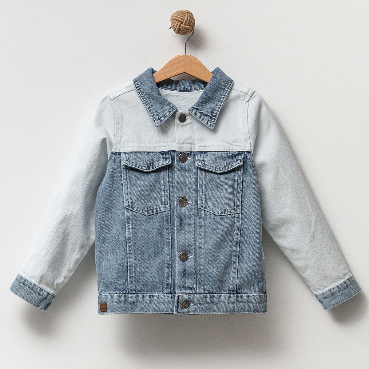 EKRU DENIM CEKET