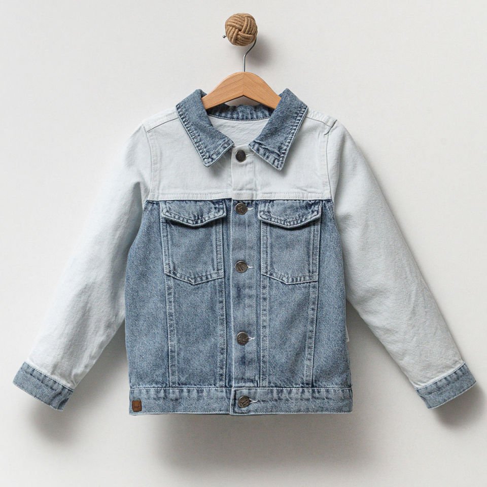 EKRU DENIM CEKET