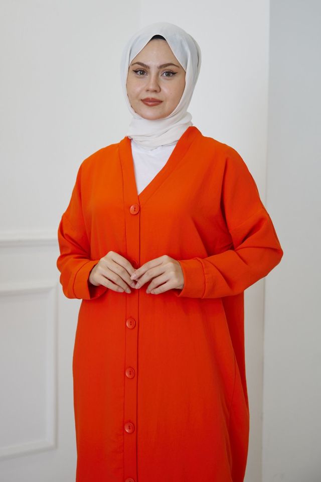 Düğmeli Hırka